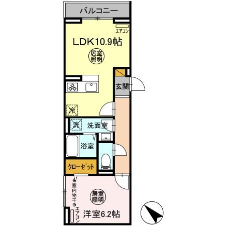 シャトレーの間取り