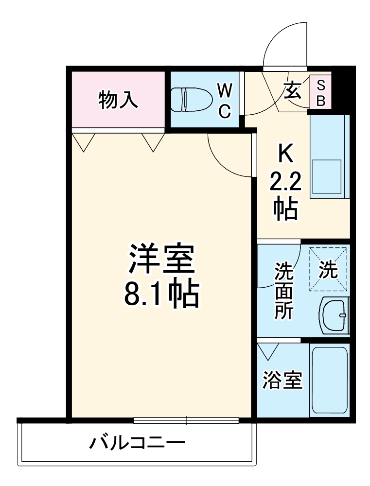 ソレイユ・田端の間取り