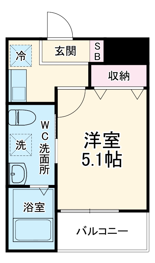 MELLAS川口の間取り
