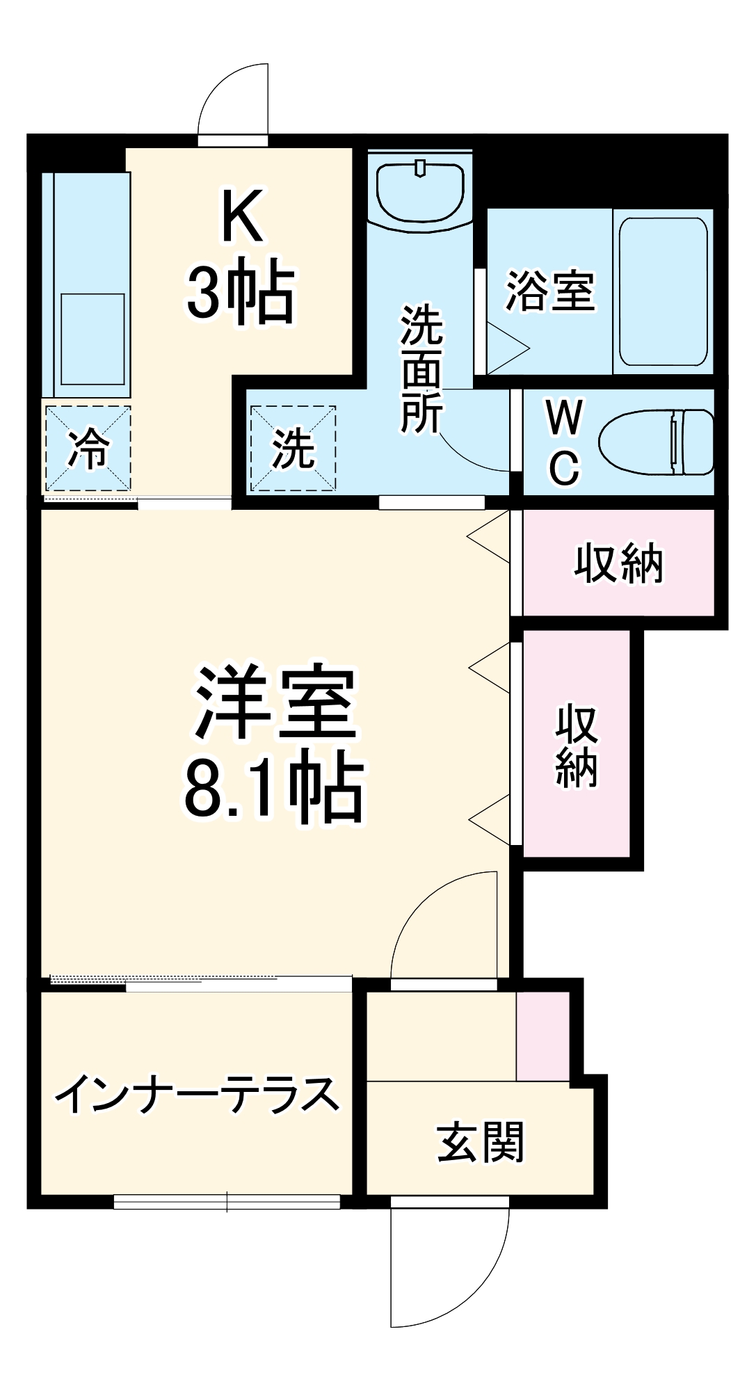 リヴィエール林の間取り