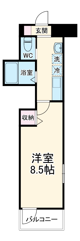 MELLAS川口の間取り