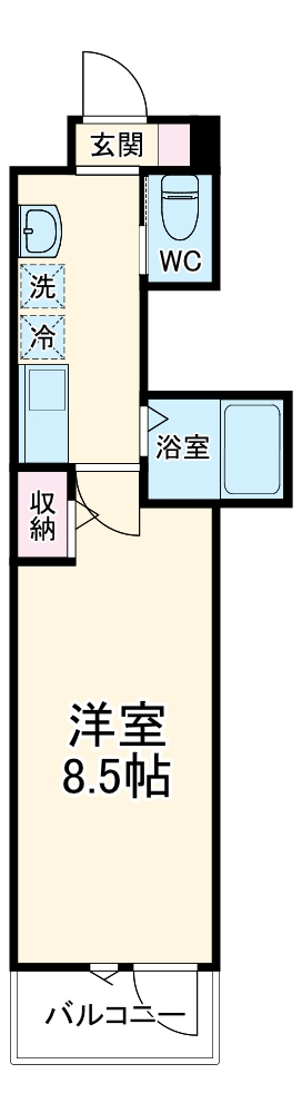 MELLAS川口の間取り