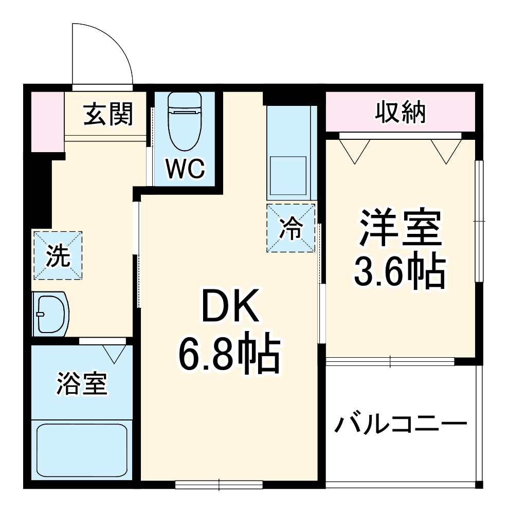 MELLAS川口の間取り