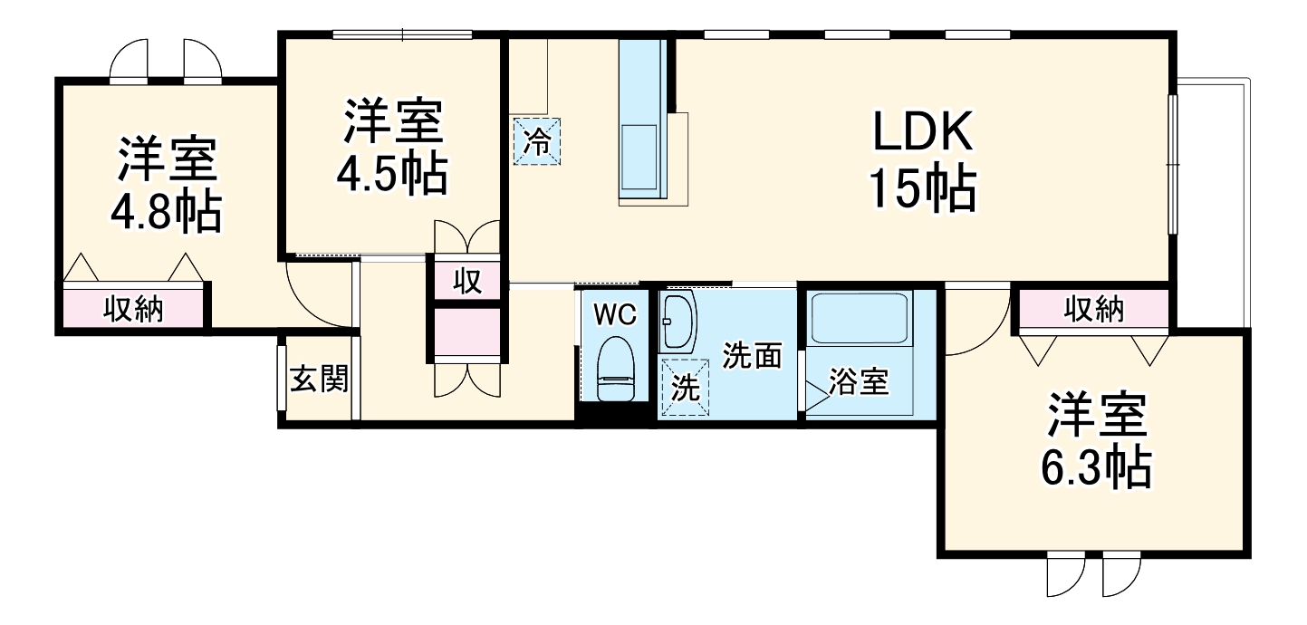 アズールの間取り