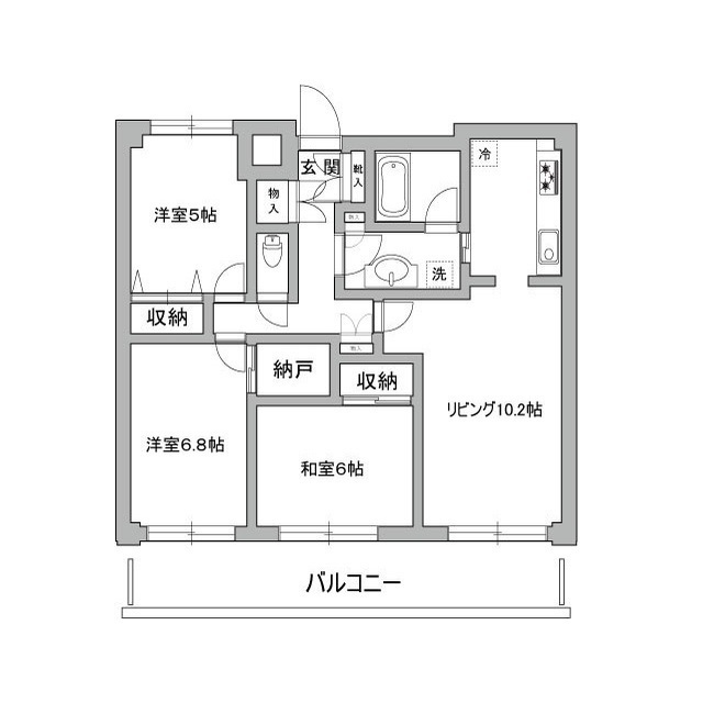 アソシエール練馬春日町の間取り