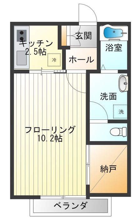 新樹館の間取り