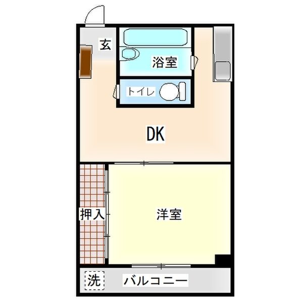 日電ビルの間取り