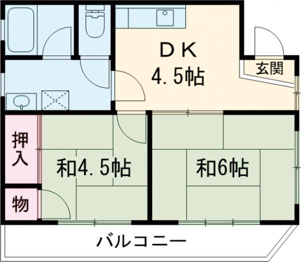 ミズノハイツの間取り