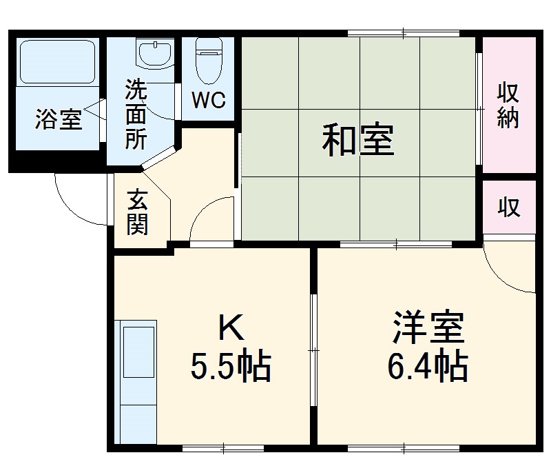 タウニー蓼川の間取り