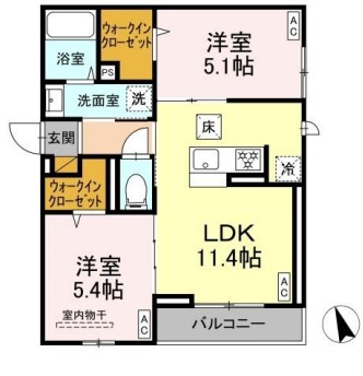 (仮称)前原東2丁目PJの間取り