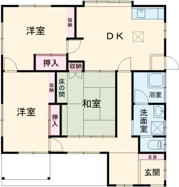 茨城町前田住宅の間取り