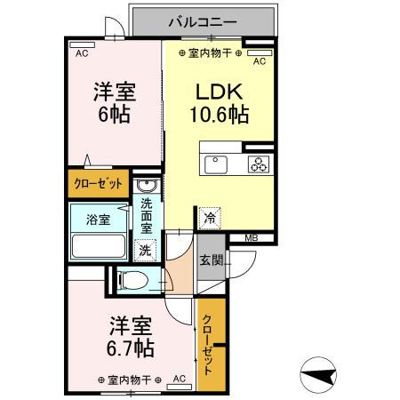 グリュックヴァーグの間取り