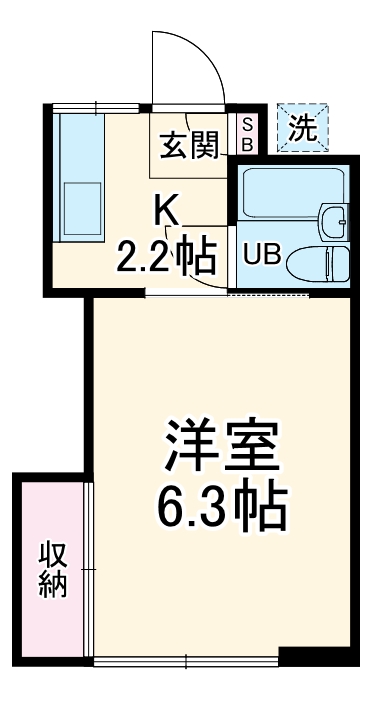 プラウ鳩ケ谷の間取り