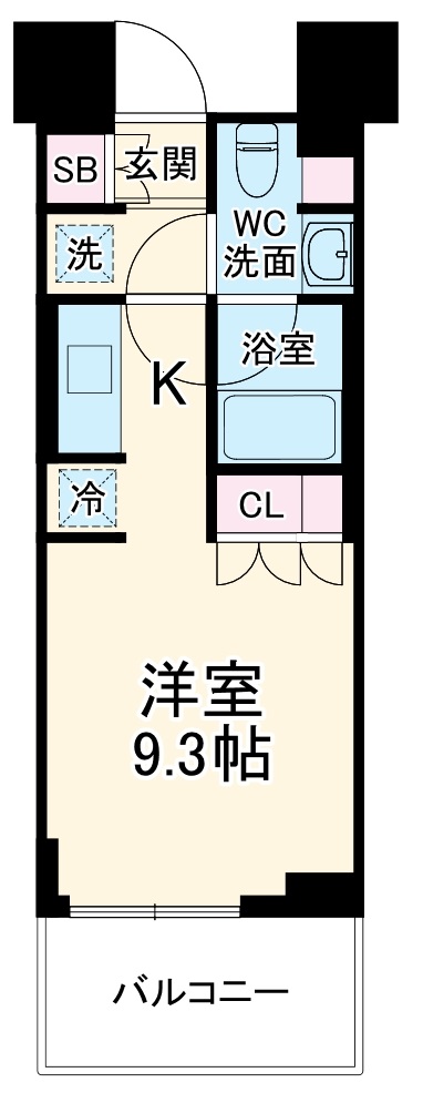 パークアクシス横濱高島町の間取り