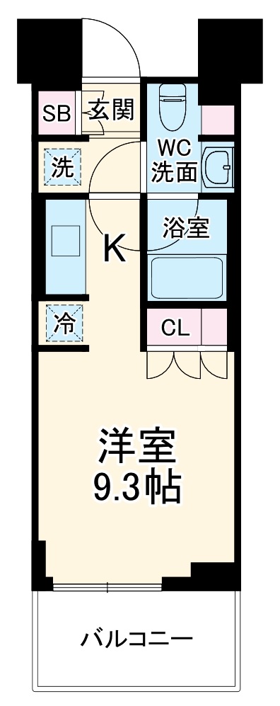 パークアクシス横濱高島町の間取り