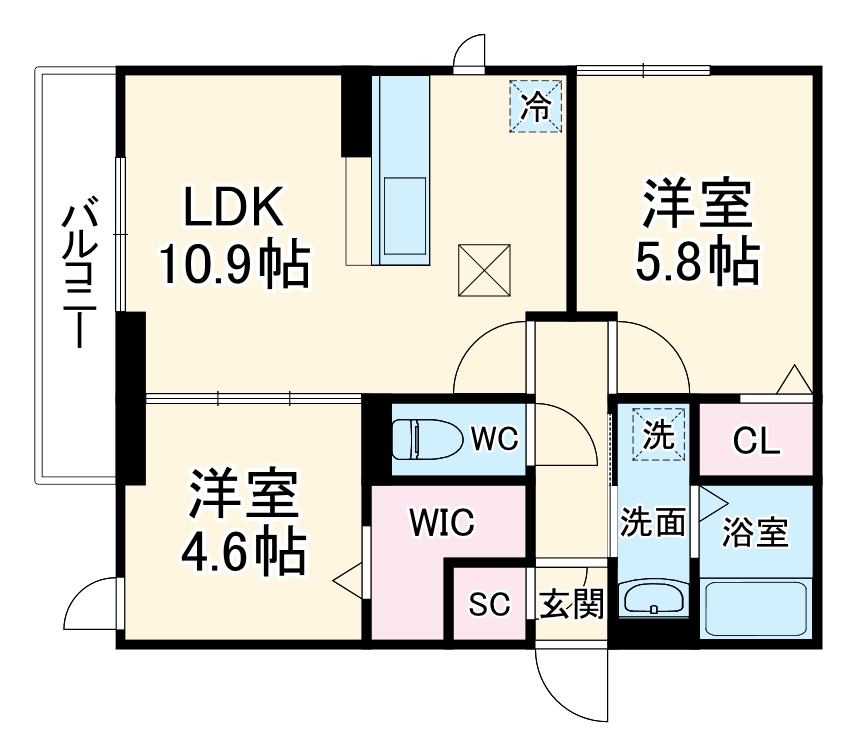 D Paina 菅Aの間取り