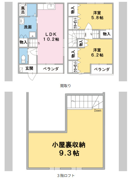 プチ フェルメの間取り