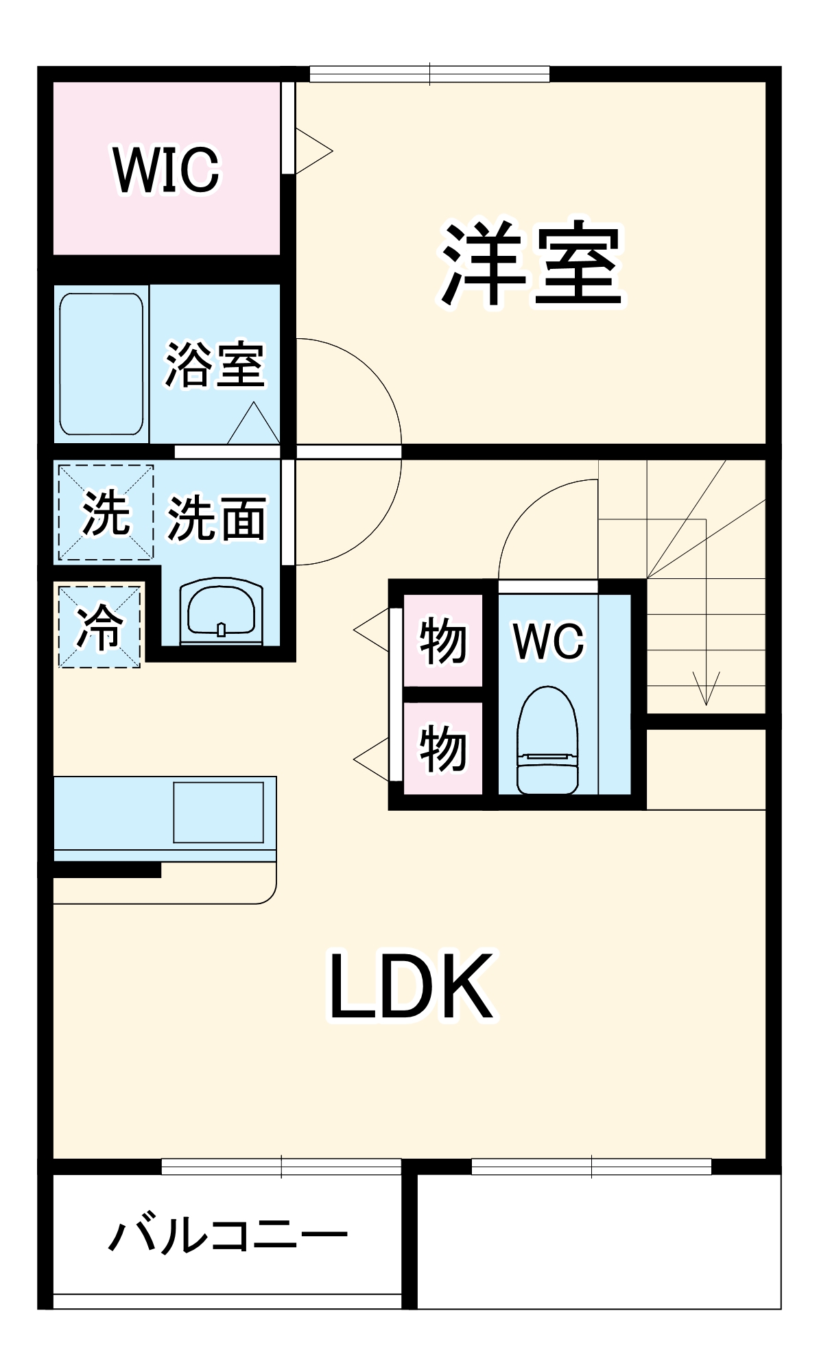 ドリーム向山の間取り
