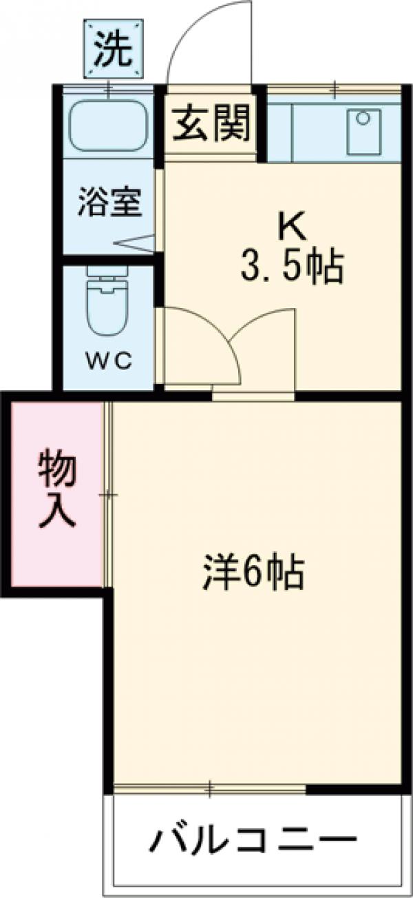 リバーハイツC棟の間取り