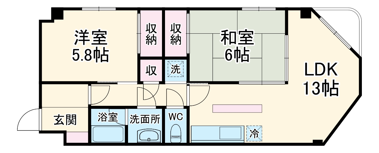 エマーレ与野本町の間取り