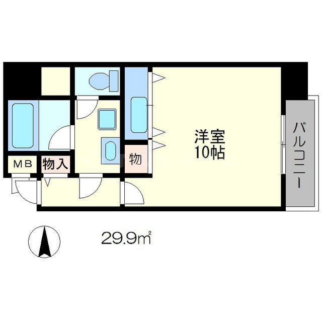 パラーティ21塚本の間取り