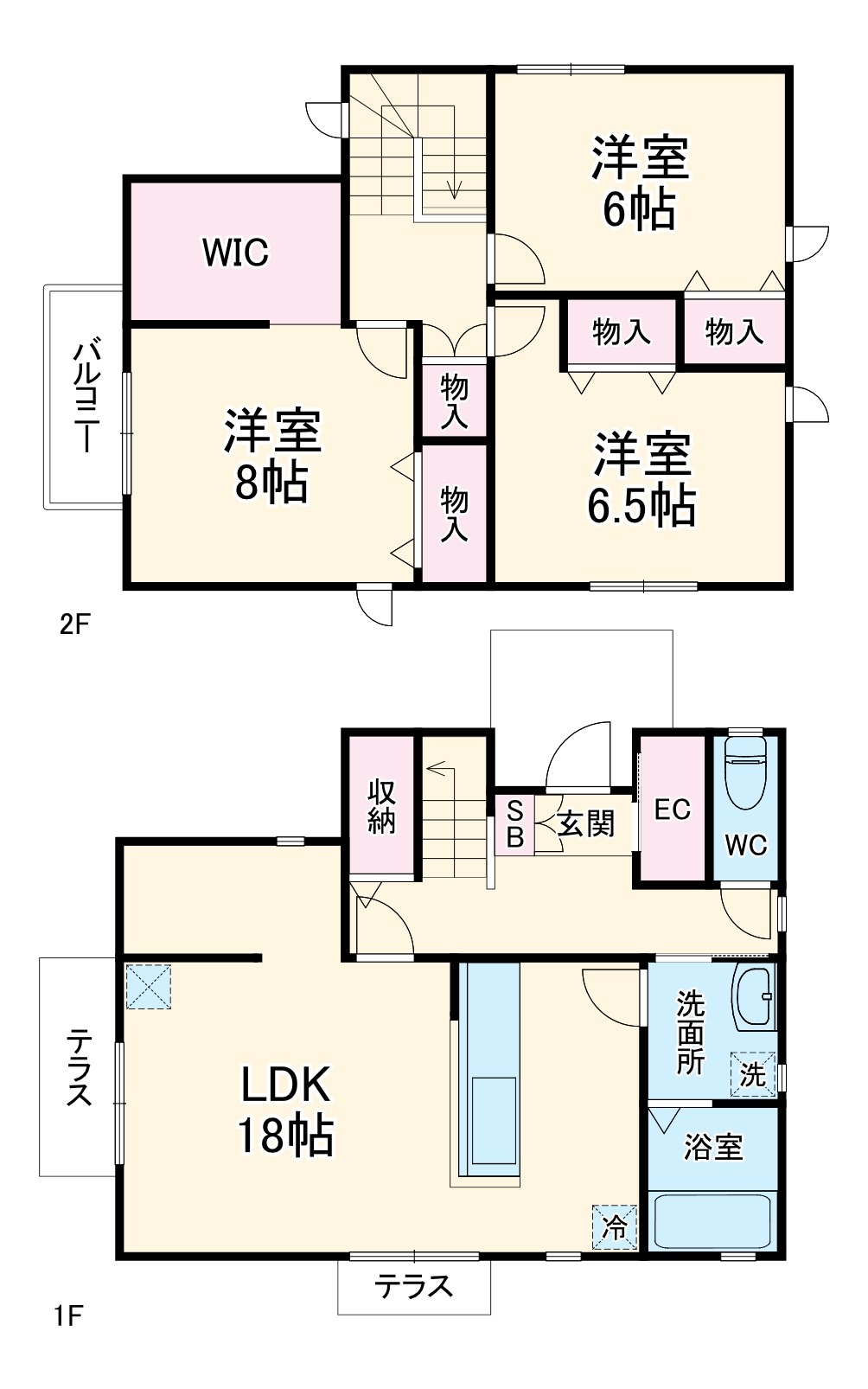 藤沢市本鵠沼2丁目戸建M棟の間取り