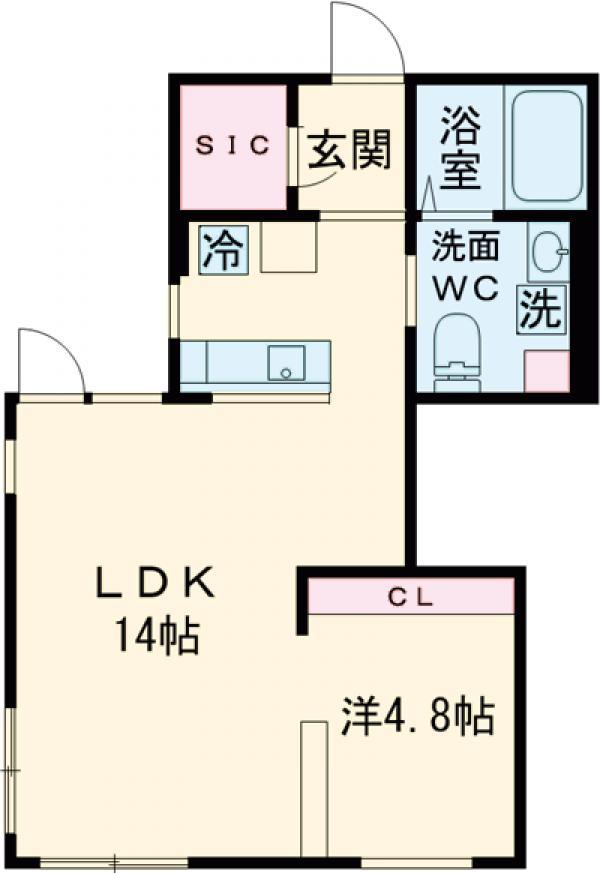 グランドソレイユ鷹番の間取り