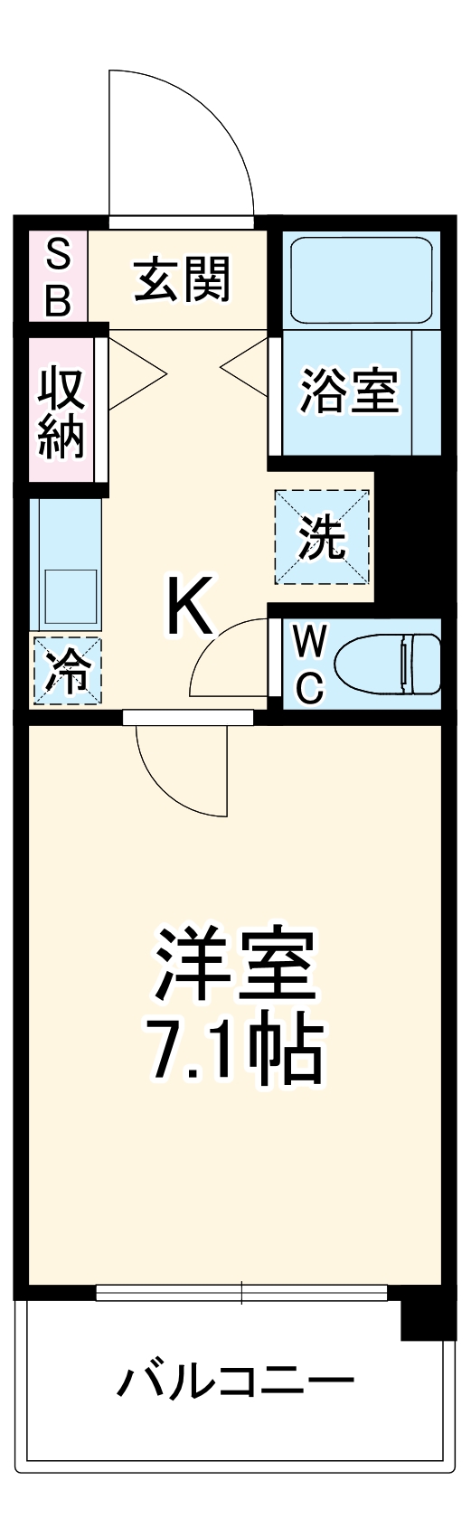 湘南パールの間取り