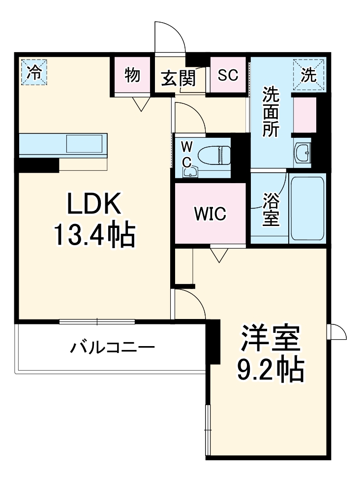 セレスティア城西の間取り