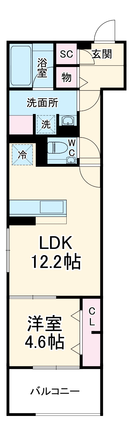 セレスティア城西の間取り