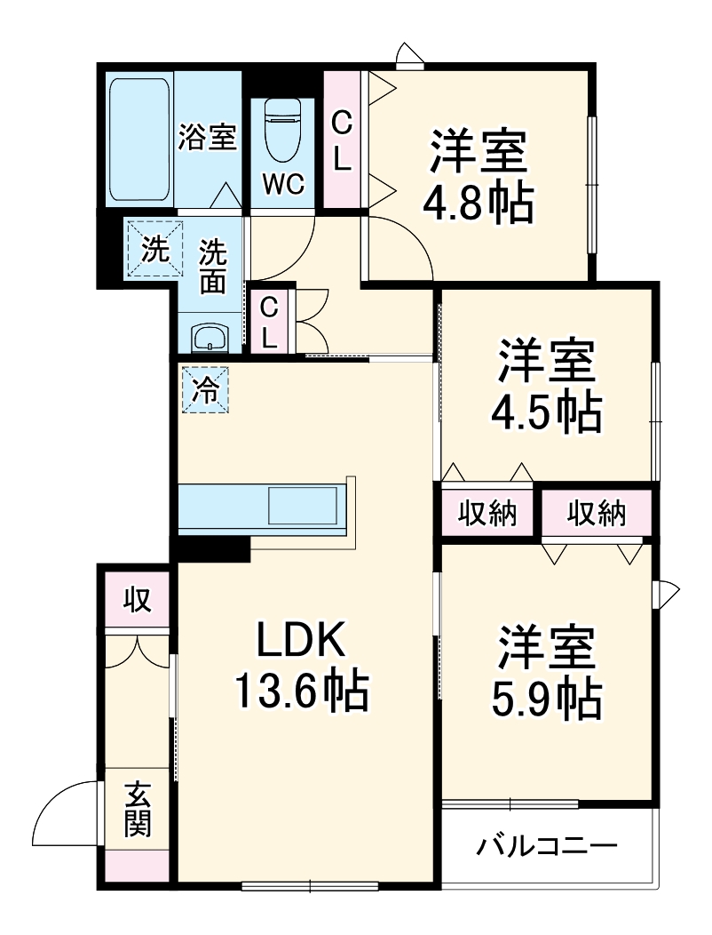 Novelaの間取り