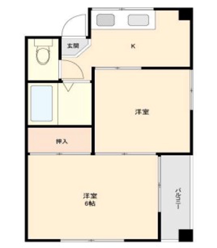 瀬崎ハイツの間取り