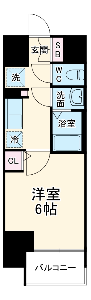 クリスタルグランツうめきたの間取り