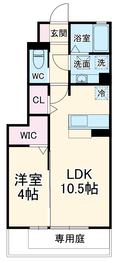 (仮)D-ROOM北島町の間取り