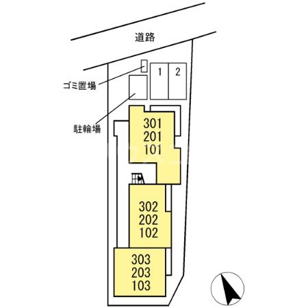 3/13 駐車場
