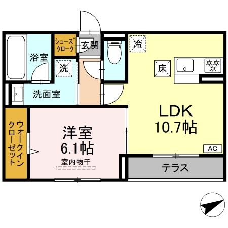 プエンテの間取り
