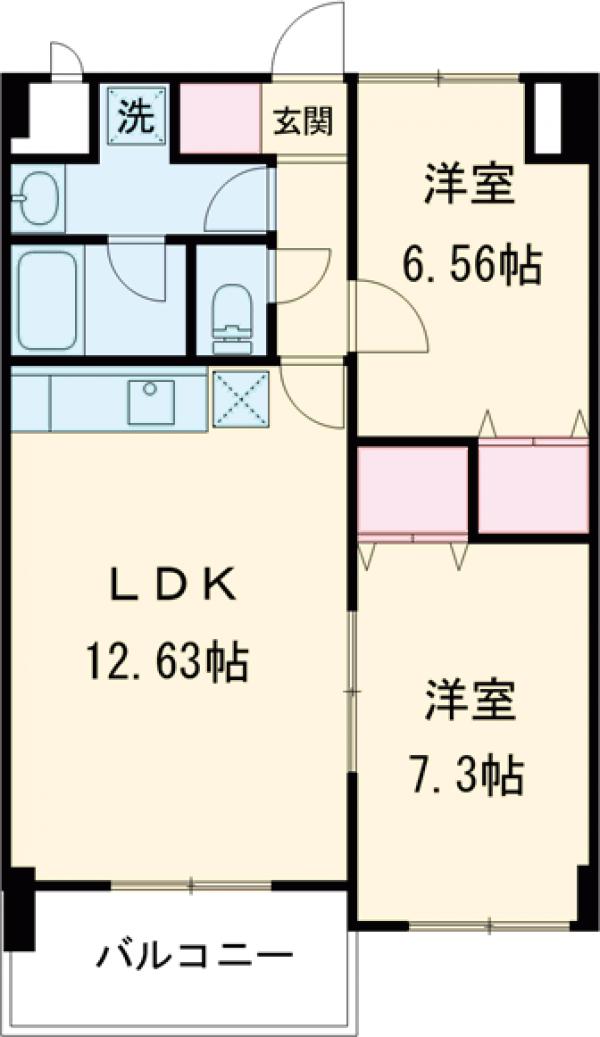 ラフィーネの間取り
