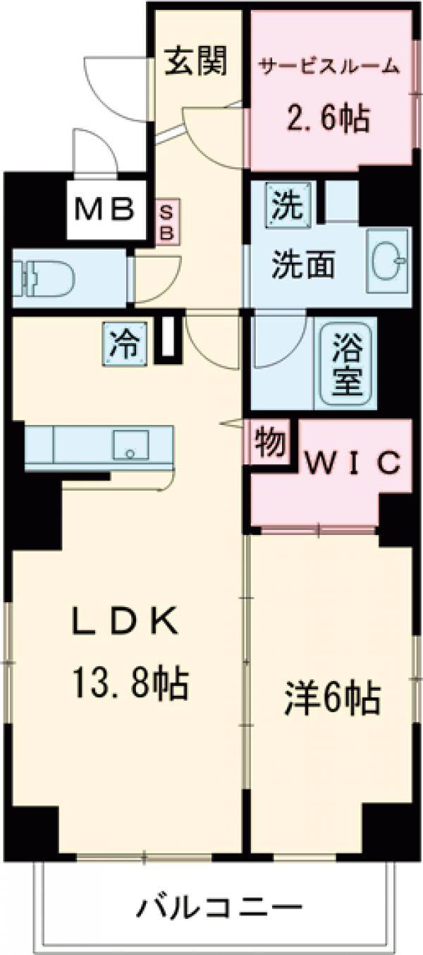 MEIN SCHLOSS亀戸の間取り