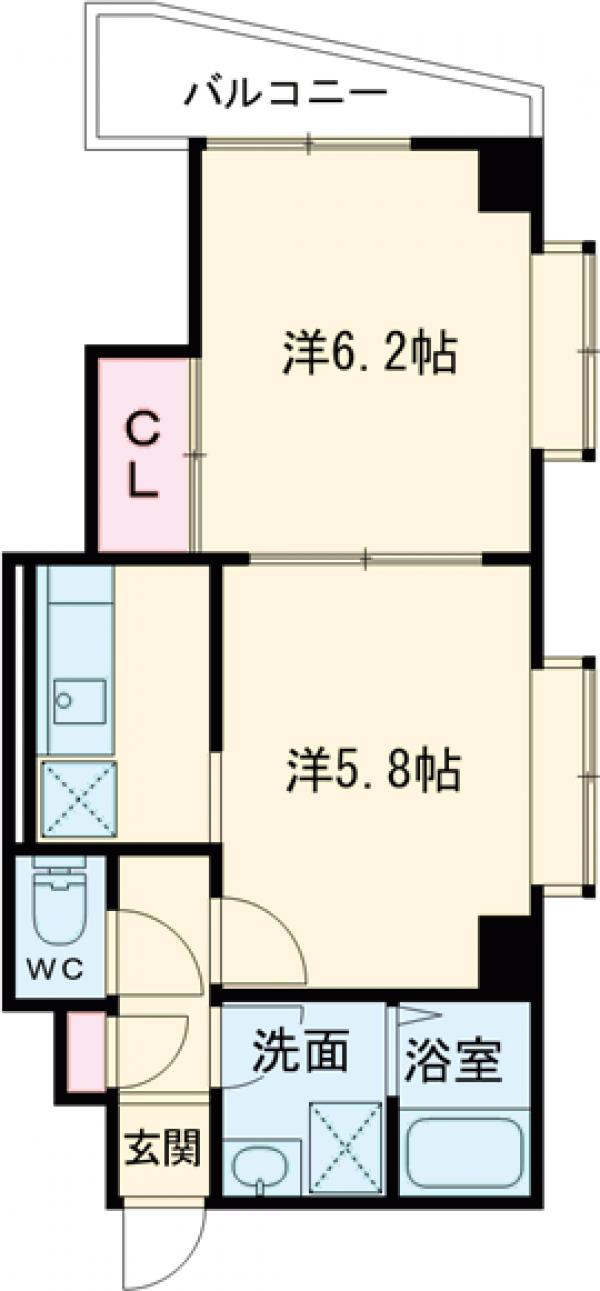 ハイツエスポアールの間取り