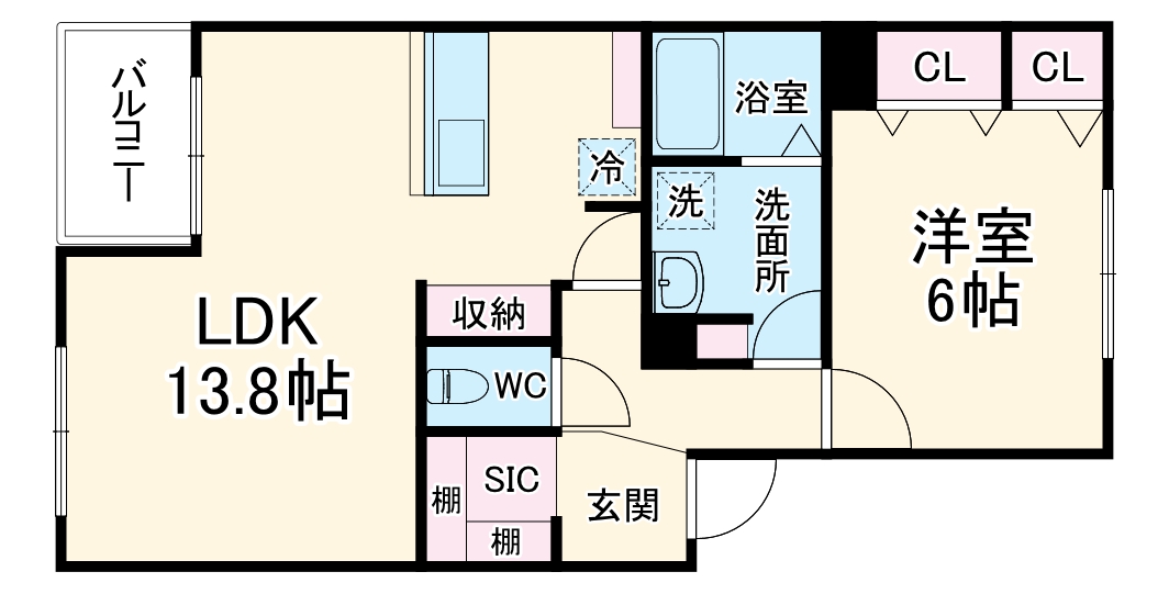 ヴィラージュ戸塚壱番館の間取り