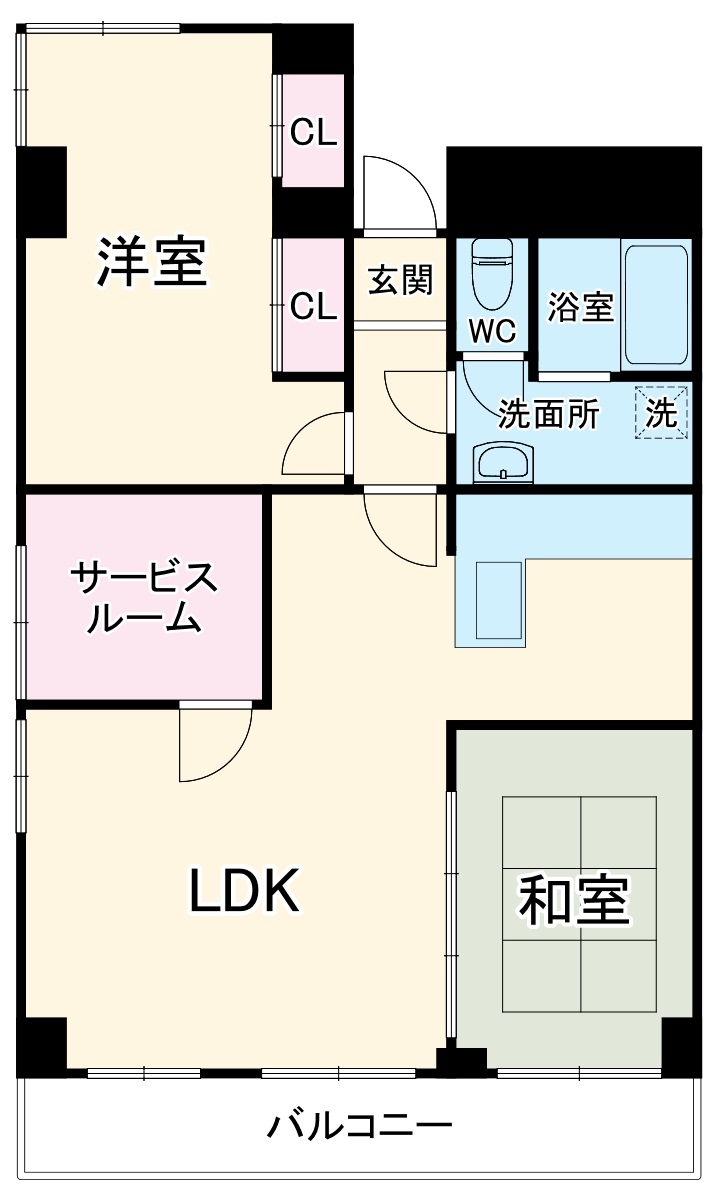 西船橋第3ファミリーマンションの間取り
