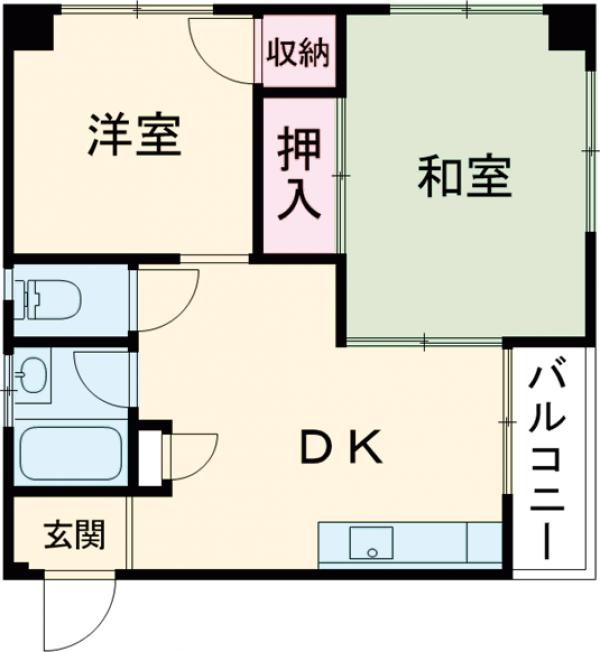 コーポマルナカの間取り