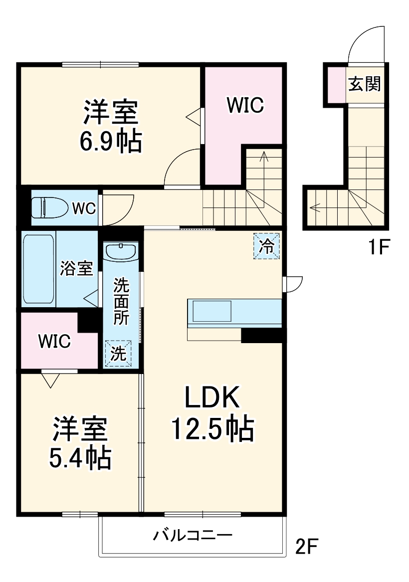 メテオールの間取り