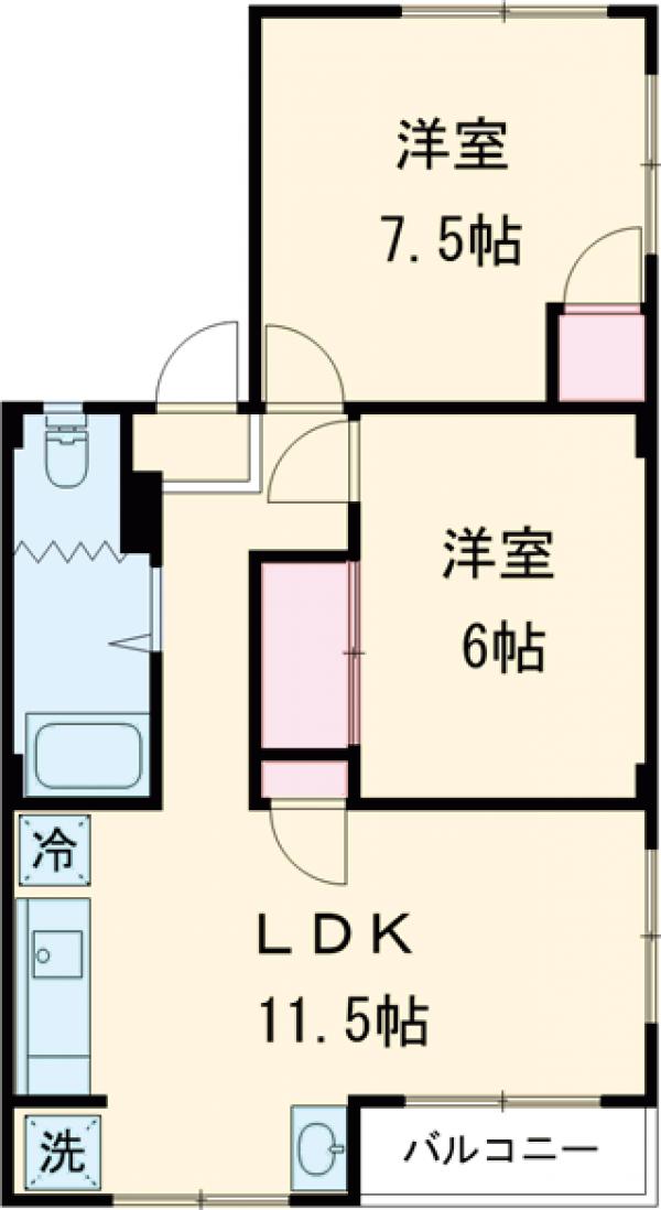 ポニーコーポラス の間取り