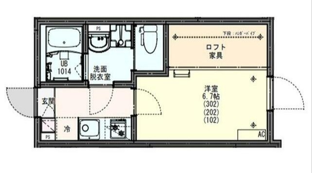 クレイス東千葉の間取り