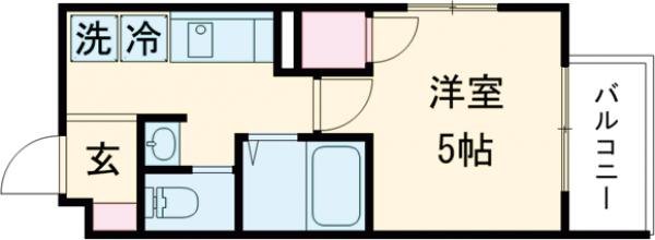 メルディア巣鴨の間取り