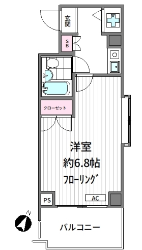 藤和シティコープ荻窪の間取り
