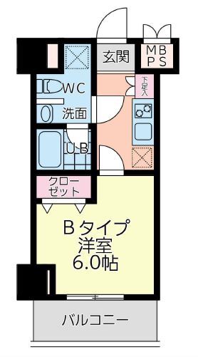 ヴェッセル平沼橋の間取り