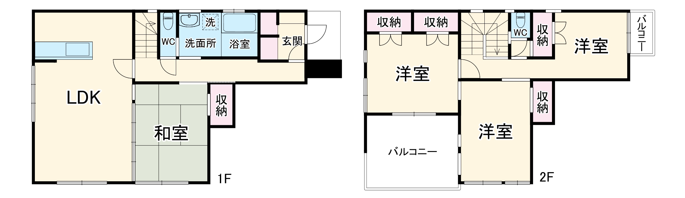 木更津高砂3丁目戸建ての間取り