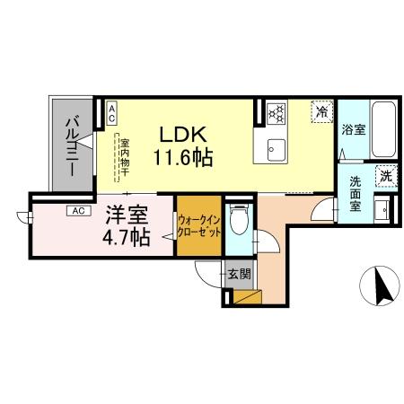 D-SOLACE津田沼Ⅱの間取り